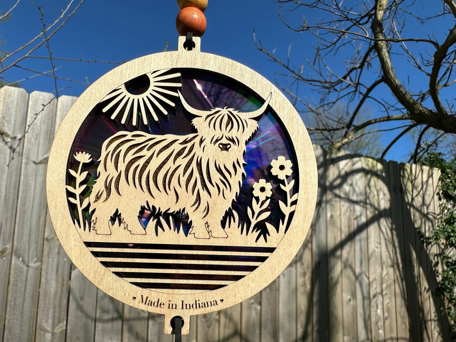 Highland Cow Suncatcher