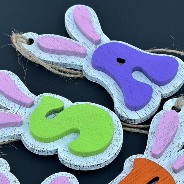 Easter Basket Tag with Initial