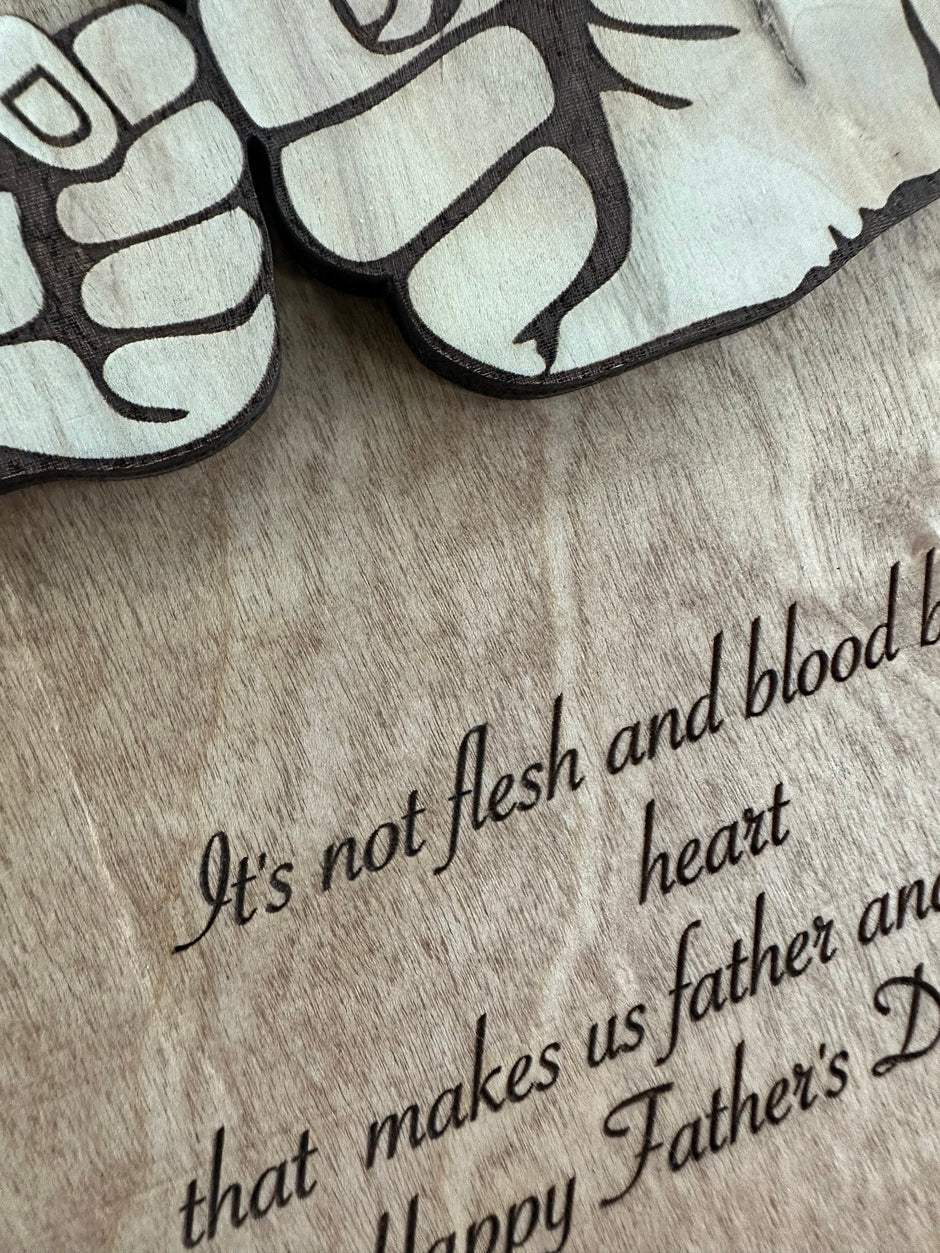 Fist Bump Custom Quote Sign