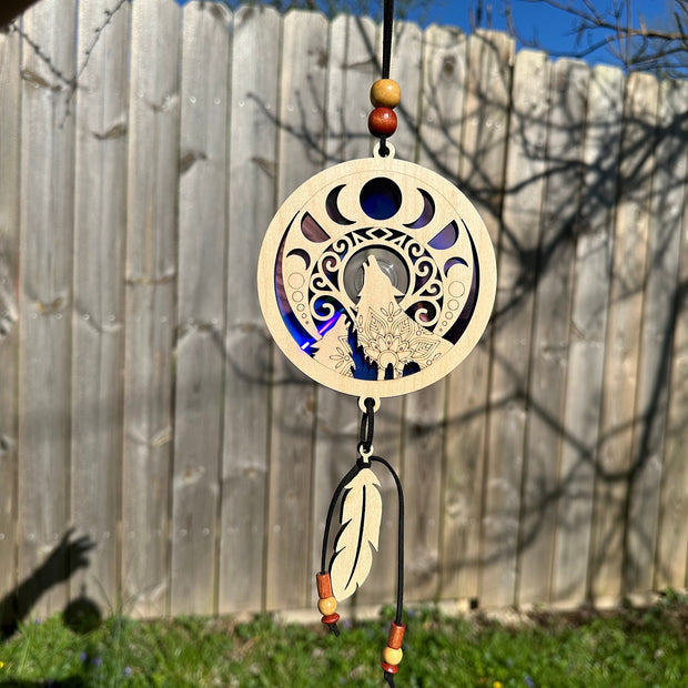Wolf Suncatcher