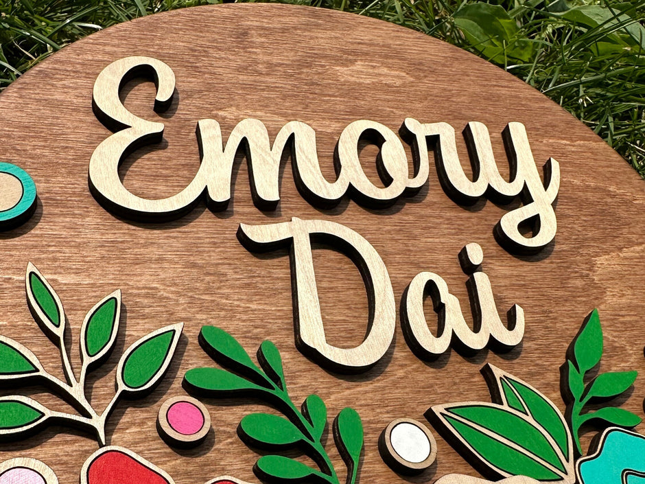 Nursery/ Kids Room Sign with Name