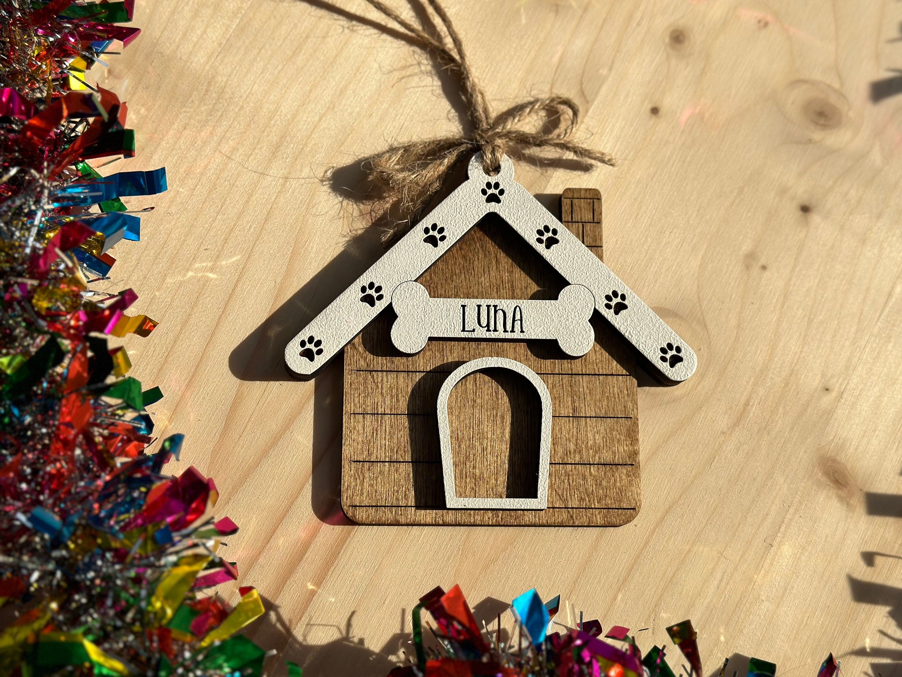 Dog House Ornament