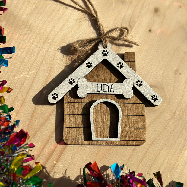 Dog House Ornament
