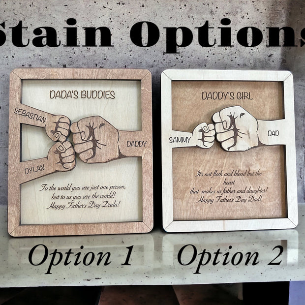 Fist Bump Custom Quote Sign