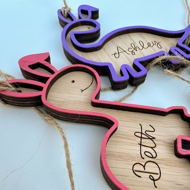 Dinosaur Easter Basket Tags