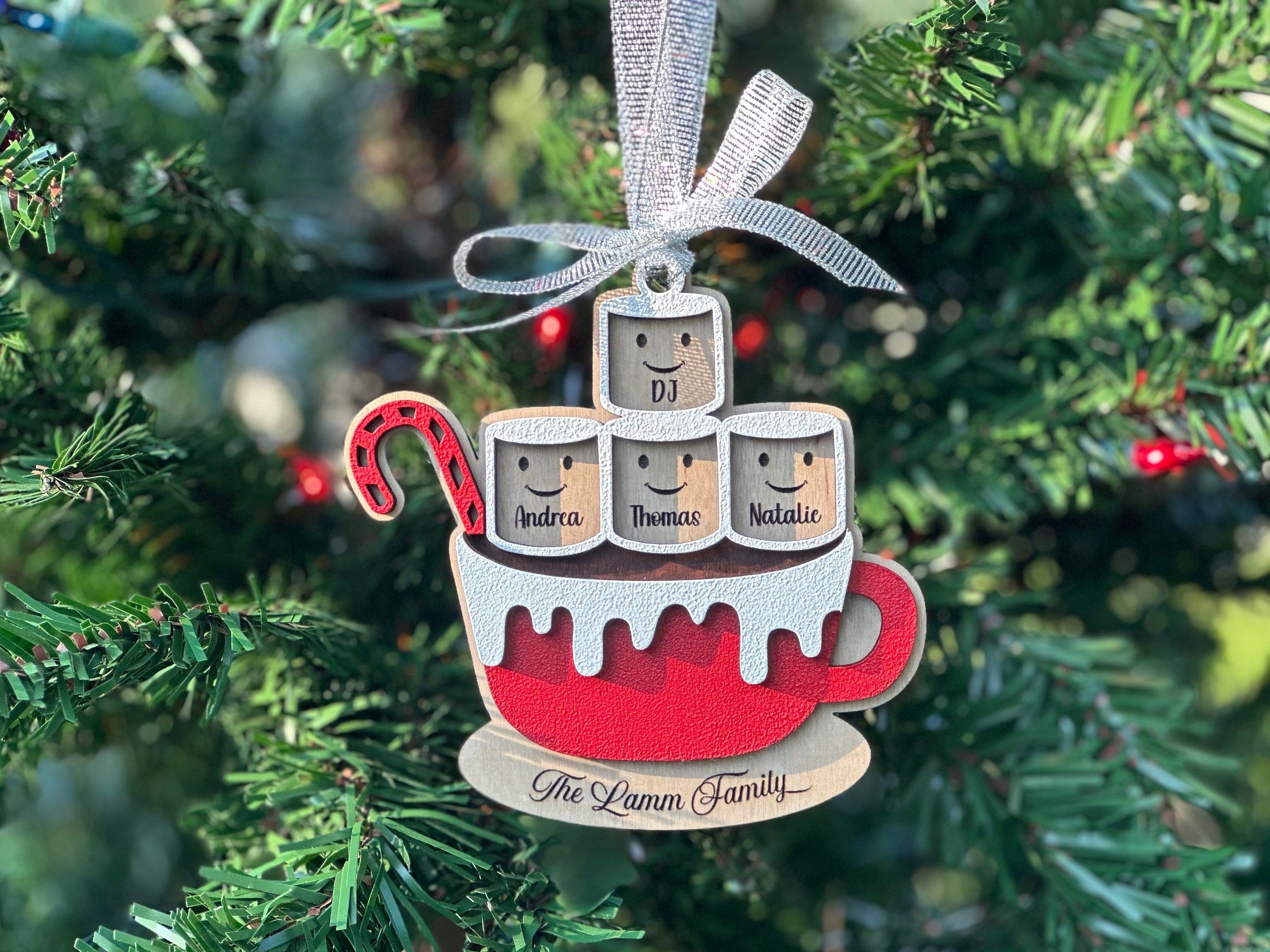 Hot Cocoa Christmas Ornament