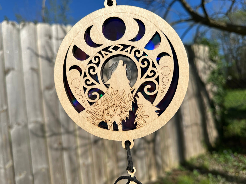Wolf Suncatcher