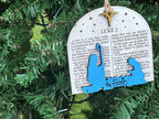 Luke 2 Bible Verse Ornament