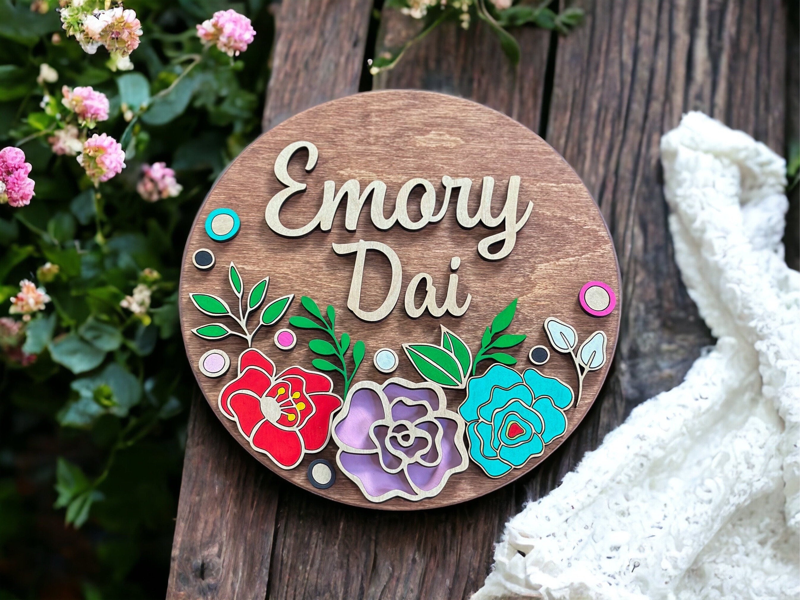 Nursery/ Kids Room Sign with Name