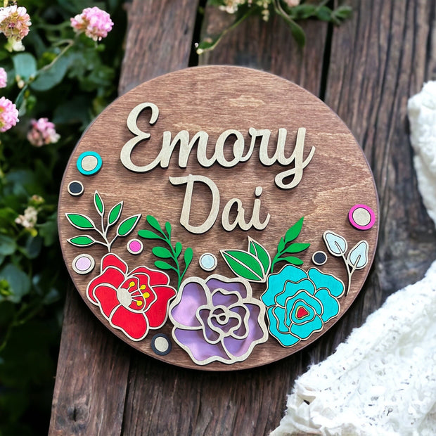 Nursery/ Kids Room Sign with Name