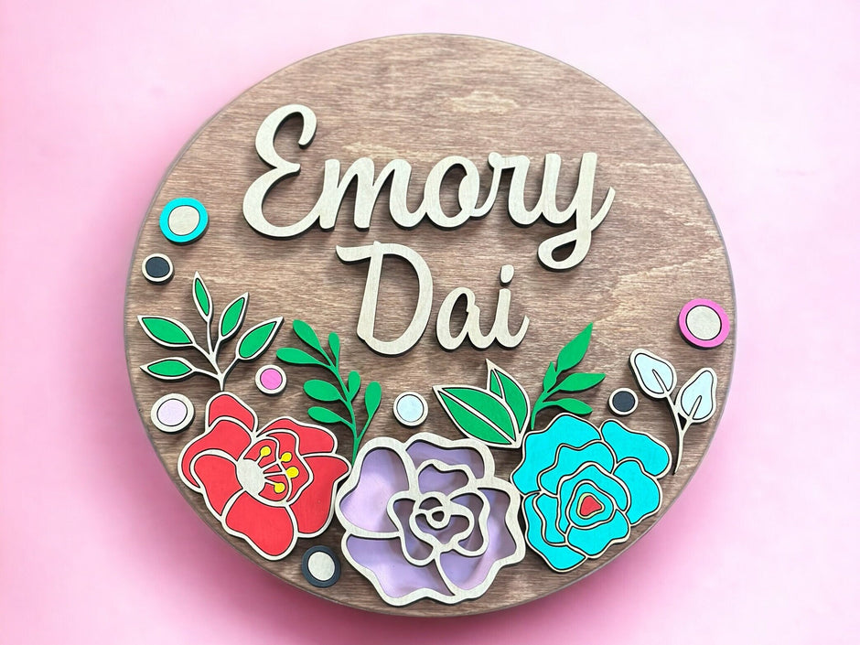 Nursery/ Kids Room Sign with Name
