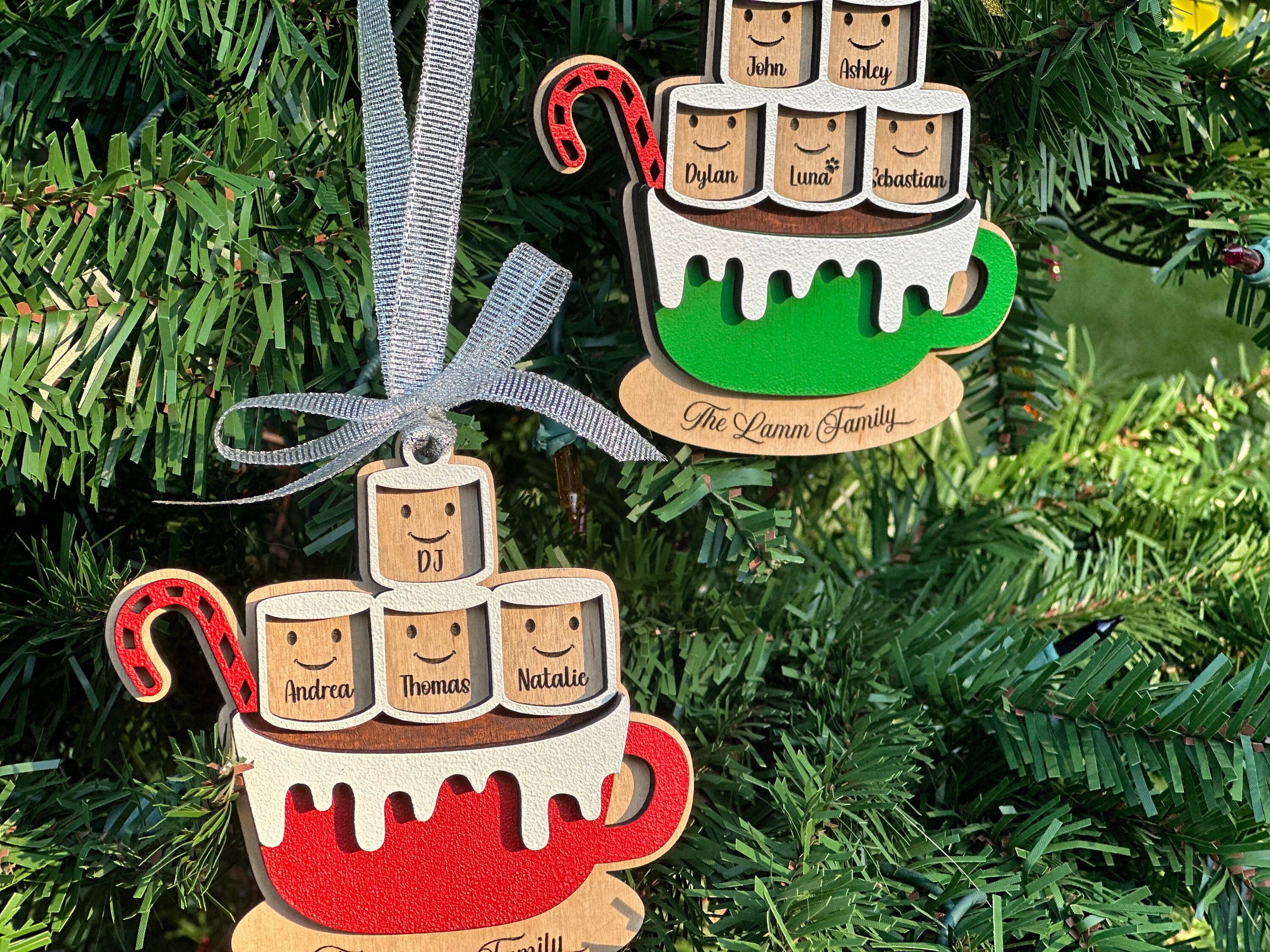 Hot Cocoa Christmas Ornament