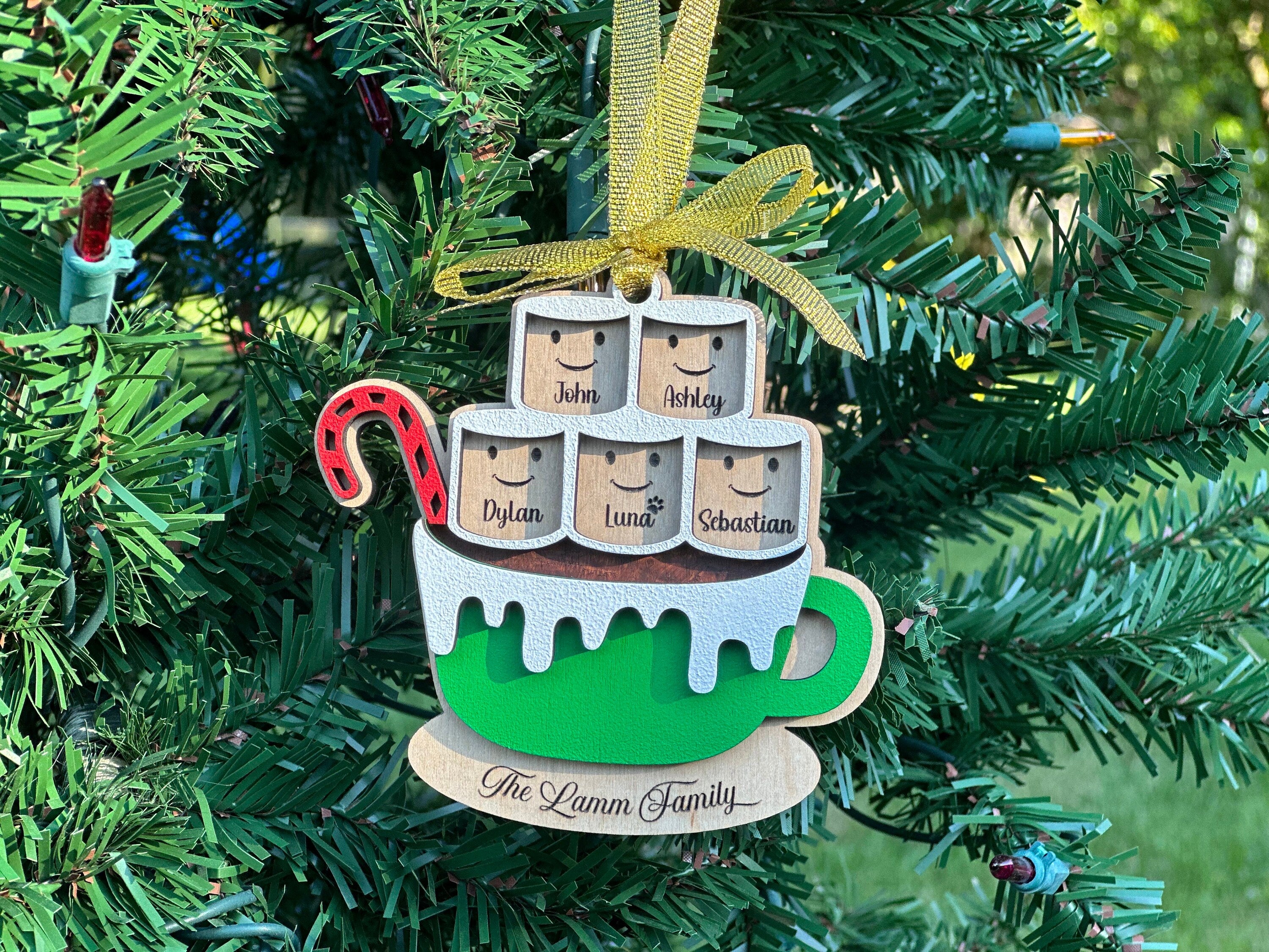 Hot Cocoa Christmas Ornament