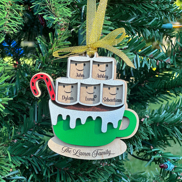 Hot Cocoa Christmas Ornament