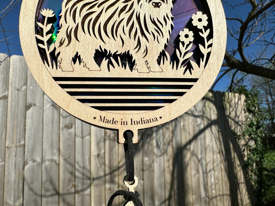 Highland Cow Suncatcher