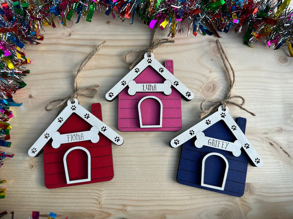 Dog House Ornament