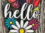 Hello Spring Door Sign
