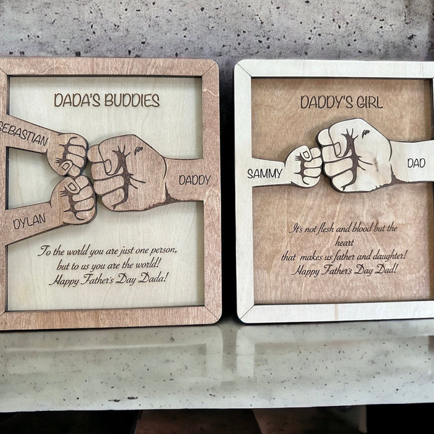 Fist Bump Custom Quote Sign