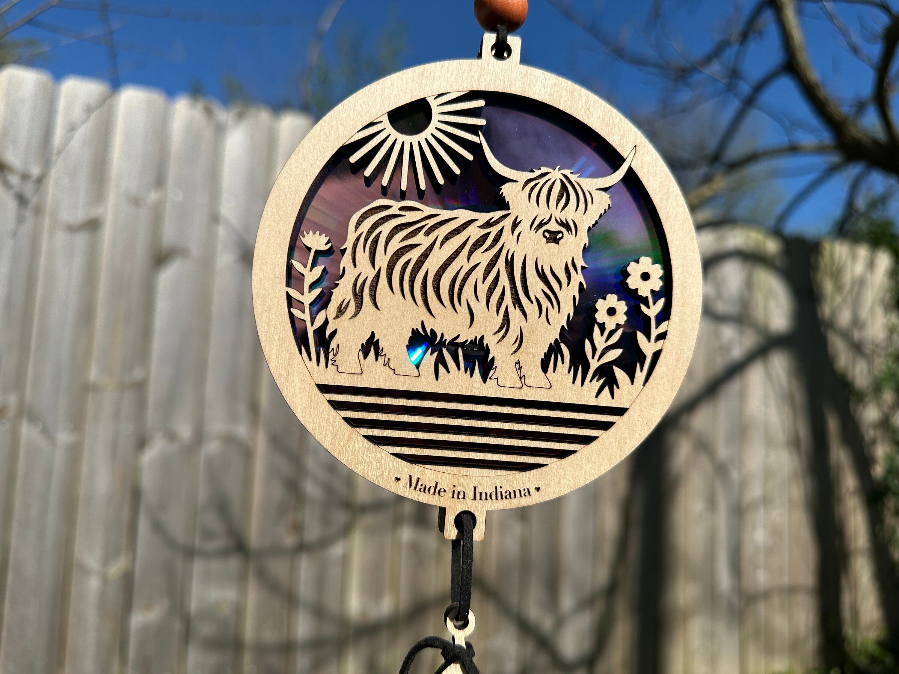 Highland Cow Suncatcher