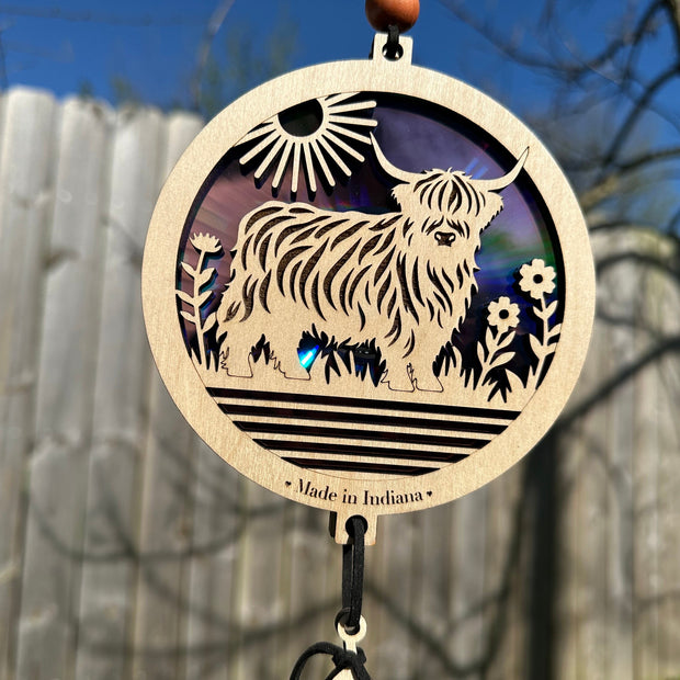 Highland Cow Suncatcher