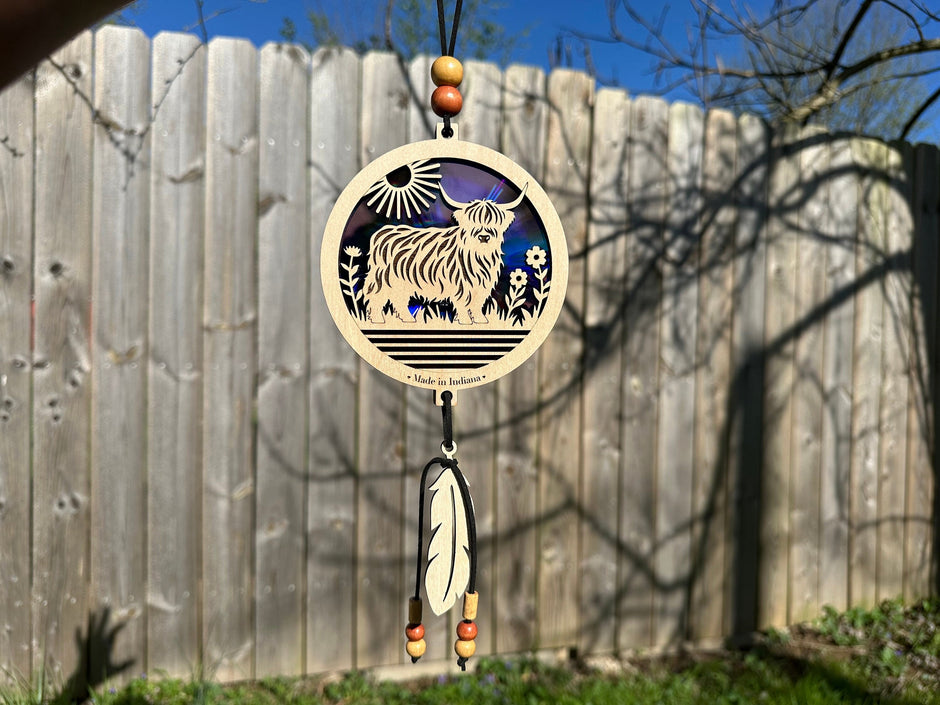 Highland Cow Suncatcher