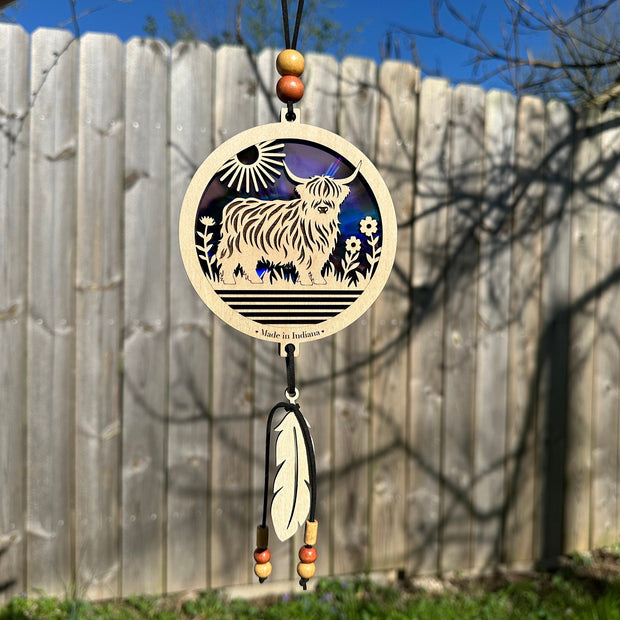 Highland Cow Suncatcher