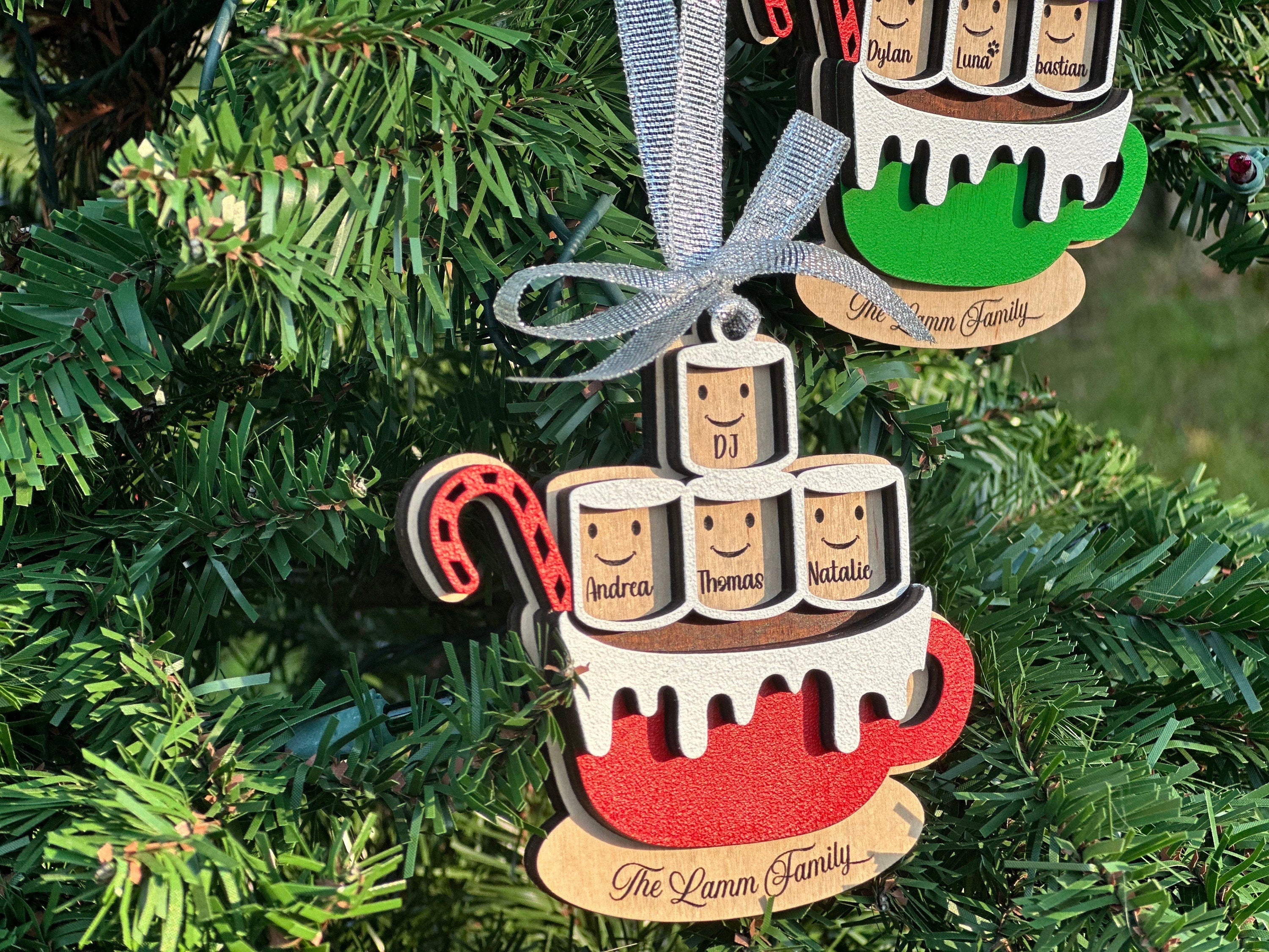 Hot Cocoa Christmas Ornament