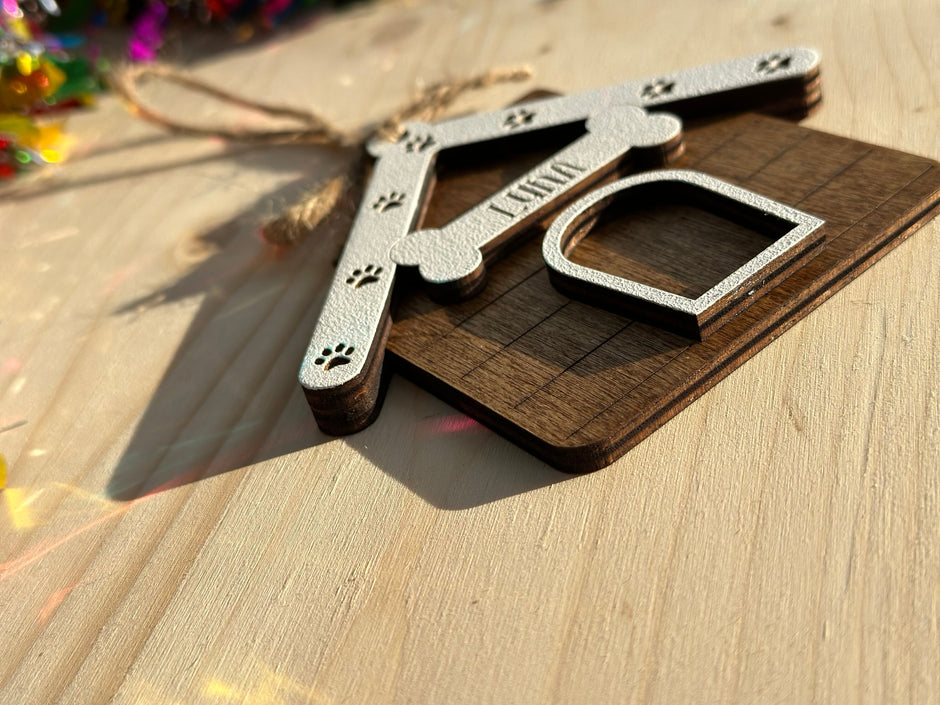 Dog House Ornament