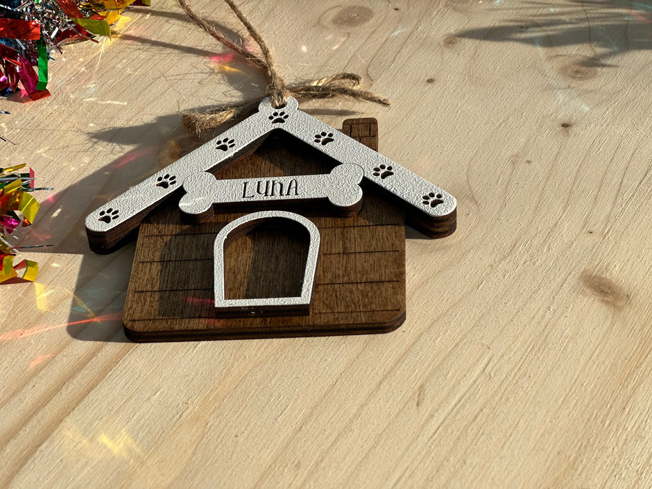 Dog House Ornament