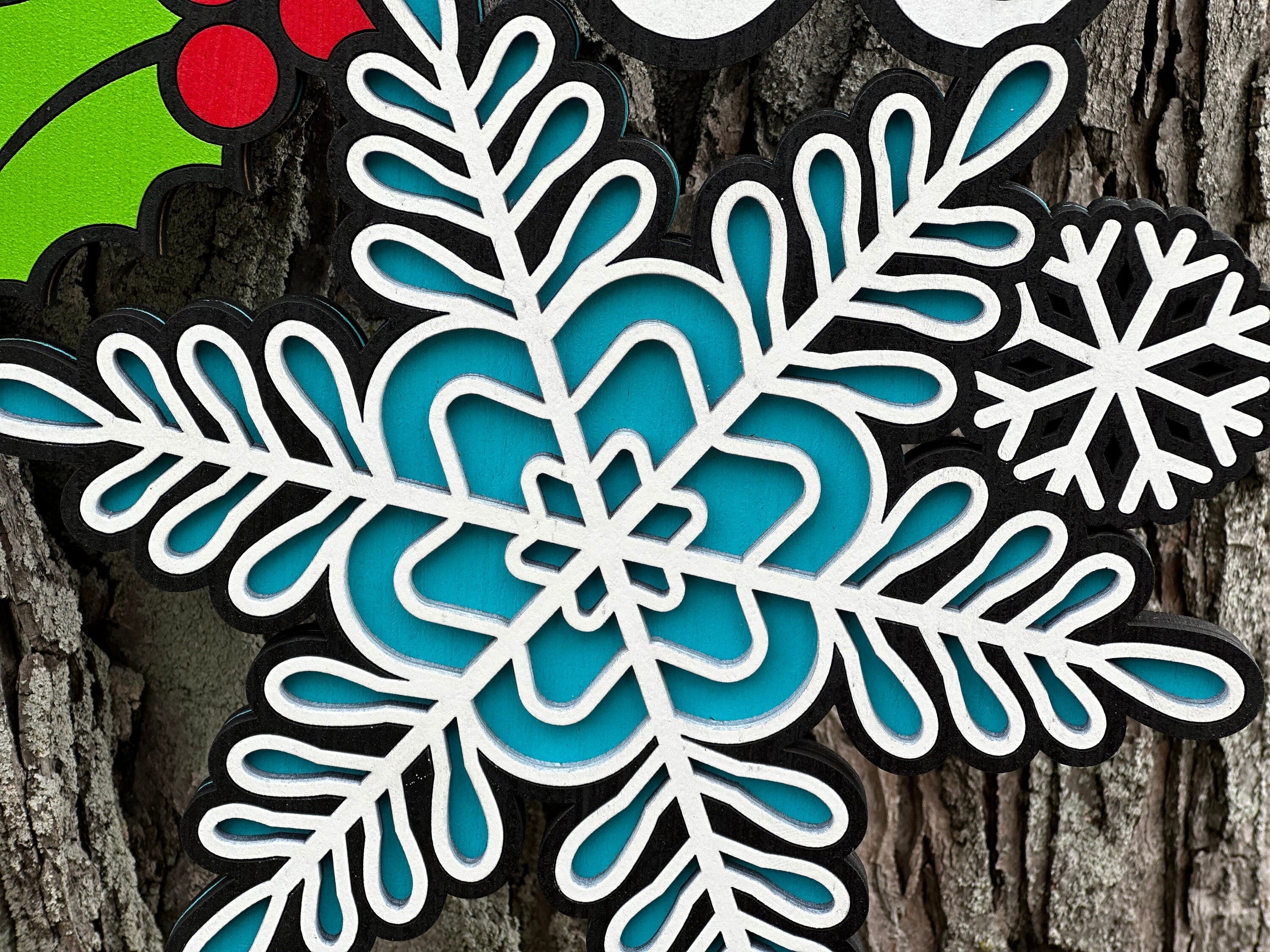 Hello Winter Door Sign with Cardinal