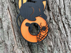 Black Cat Halloween Door Sign