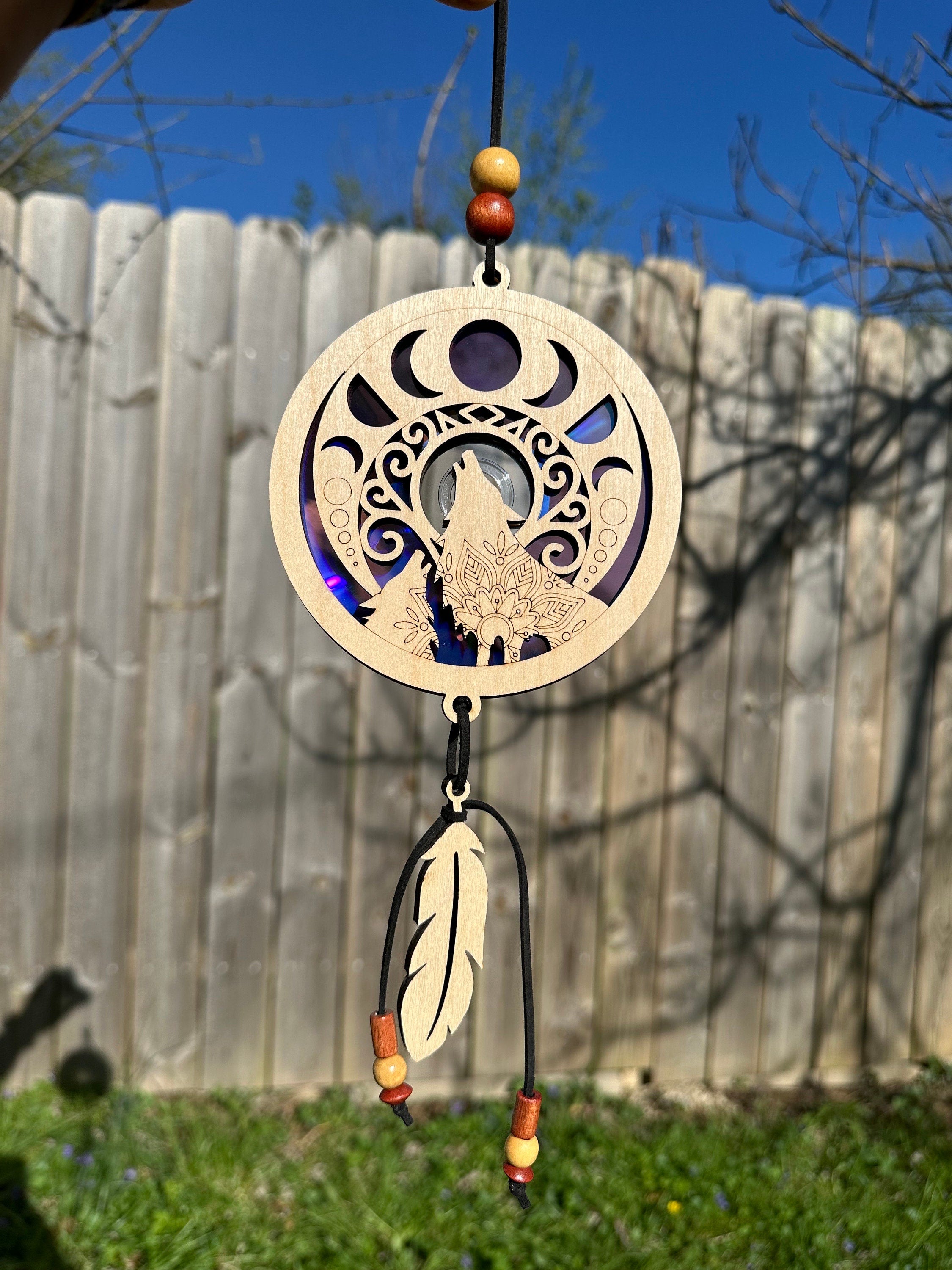Wolf Suncatcher