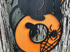 Black Cat Halloween Door Sign